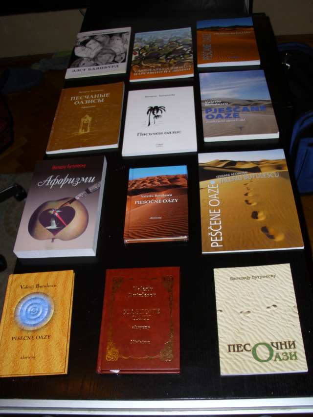Expoziţie cu cărţile lui Butulescu, tipărite în toate limbile slave